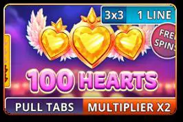 100 Hearts (Pull Tabs) - WinPesa - Kenya
